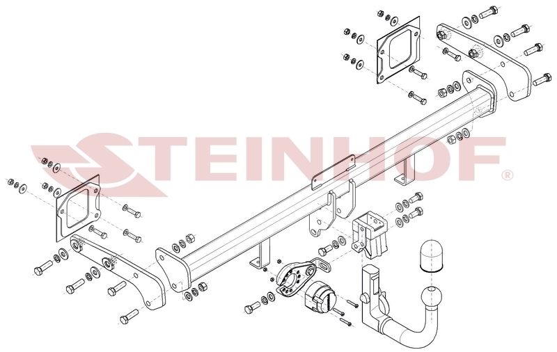 Vertikalna vlečna kljuka Hyundai Bayon - od 2021